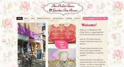 Desktop Screenshot of picketfencegardentearoom.com