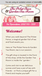 Mobile Screenshot of picketfencegardentearoom.com